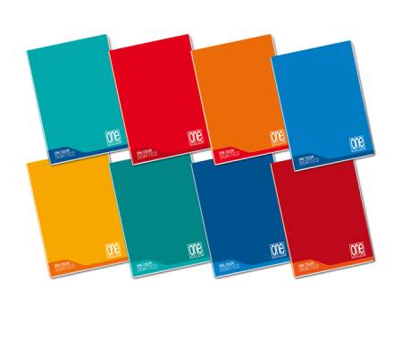 Maxiquaderno Didattico One Color - A4 - 5 mm+ - 100 gr - 18 + 1 fogli - conf. 6 pezzi - Blasetti - 7046 - 87353A - DMwebShop