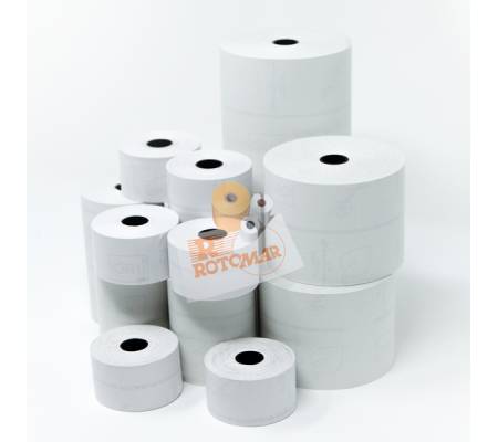 Rotolo registratori cassa carta termica BPA free FSC - 80 mm x 80 mt - Ø esterno 77 mm - 55 gr - anima 12 mm - blister 10 pezzi - Rotomar - FSRTOBPA80080 - DMwebShop