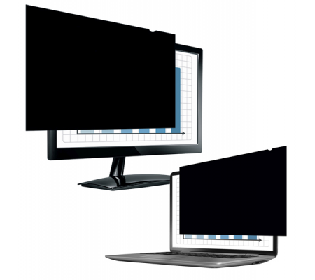 Filtro privacy PrivaScreen per monitor - widescreen 12,5-31,75 cm - formato 16:9 - Fellowes - 4813001 - DMwebShop