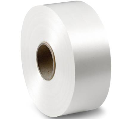 Nastro liscio 6800 - in polipropilene - 50 mm x 100 mt - bianco 01 - Brizzolari - 00366301 - 8031653042620 - DMwebShop