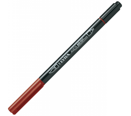 Pennarello Aqua Brush Duo - punte 2-4 mm - rosso Venezia - Lyra - L6520090 - 4084900662311 - DMwebShop