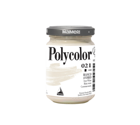 Colore vinilico Polycolor - 140 ml - bianco avorio - Maimeri - M1220021 - 8018721048951 - DMwebShop
