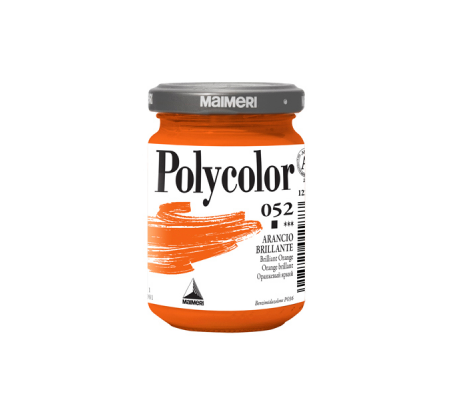 Colore vinilico Polycolor - 140 ml - arancio brillante - Maimeri - M1220052 - 8018721011887 - DMwebShop