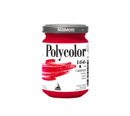 Colore vinilico Polycolor - 140 ml - carminio - Maimeri - M1220166 - 8018721012150 - DMwebShop