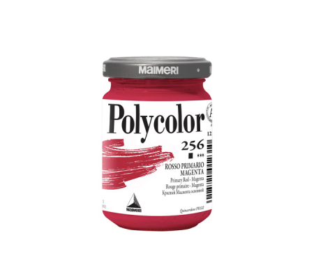 Colore vinilico Polycolor - 140 ml - rosso primario magenta - Maimeri - M1220256 - 8018721012310 - DMwebShop