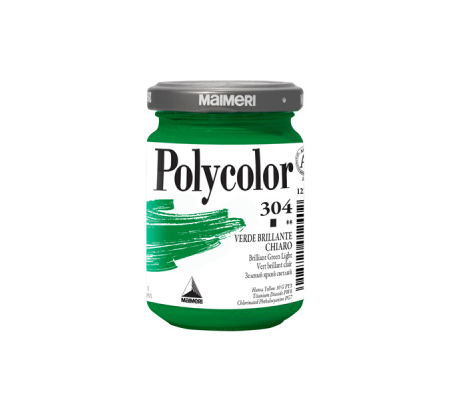 Colore vinilico Polycolor - 140 ml - verde brillante chiaro - Maimeri - M1220304 - 8018721012402 - DMwebShop
