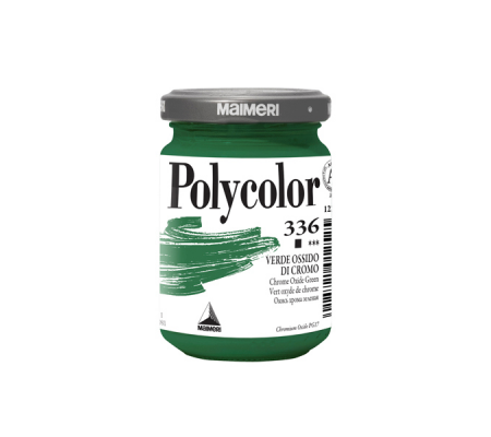 Colore vinilico Polycolor - 140 ml - verde ossido di cromo - Maimeri - M1220336 - 8018721012525 - DMwebShop