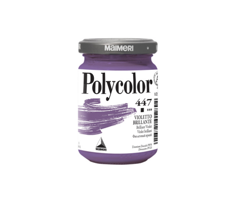 Colore vinilico Polycolor - 140 ml - violetto brillante - Maimeri - M1220447 - 8018721012822 - DMwebShop
