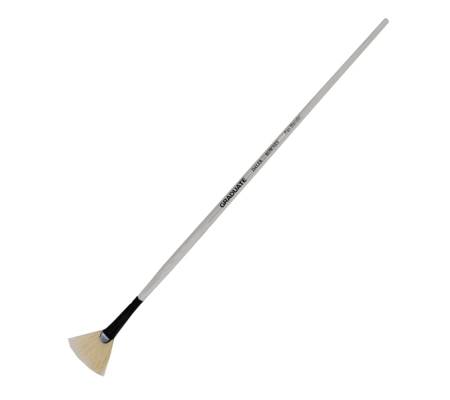 Pennello sintetico Graduate - ventaglio - manico corto - n. 4 - conf. 3 pezzi - Daler Rowney - D212147004 - 5011386081304 - DMwebShop