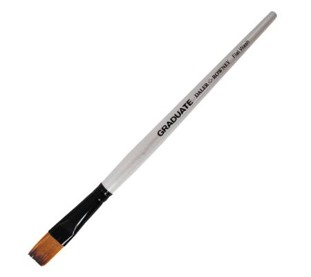 Pennello sintetico Graduate - piatto quadrato - manico corto - n. 3/4 - conf. 3 pezzi - Daler Rowney - D212155075 - 5011386081335 - DMwebShop