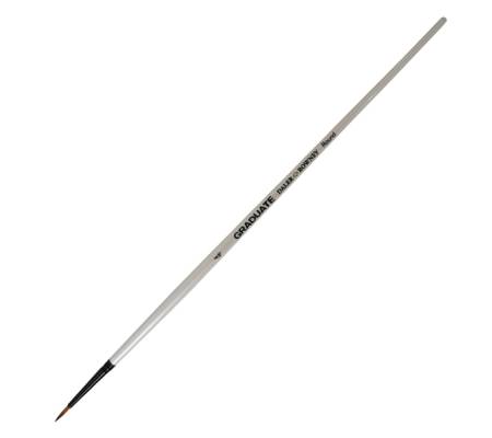 Pennello sintetico Graduate - tondo - manico lungo - n. 4 - conf. 3 pezzi - Daler Rowney - D212161004 - 5011386081823 - DMwebShop