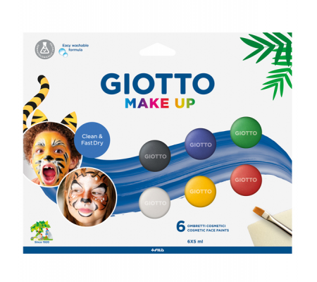 Ombretti Make Up - 5 ml - colori classici - conf. 6 pezzi - Giotto - 476200 - 8000825032301 - DMwebShop