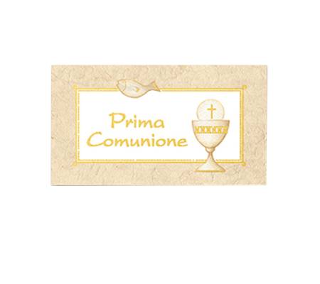 Bigliettino bomboniera personalizzabile - comunione - scatola 25 fogli A4 da 20 biglietti - Rex Sadoch - 53A4025 - 8004999430253 - DMwebShop