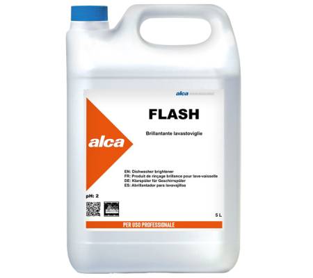 Brillantante lavastoviglie flash - tanica 5 lt - Alca - ALC593 - 8032937570570 - DMwebShop