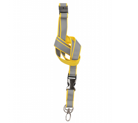 Cordoncini portabadge - catatarifrangenti - giallo neon - conf. 10 pezzi - Djois - S311234 - DMwebShop