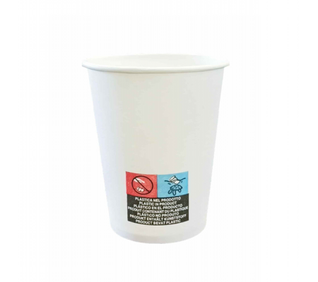 Bicchieri in carta - 100 ml - PEFC - con marcatura SUP - conf. 50 pezzi - Dopla - 07828 - 8005090012539 - DMwebShop