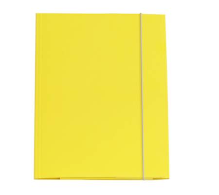 Cartellina con elastico - cartone plastificato - 3 lembi - 25 x 34 cm - giallo - Queen - conf. 10 pezzi - Starline - OD0032LBXXXAE04 - 8025133106506 - DMwebShop