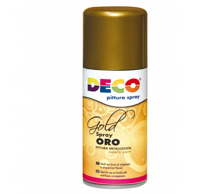 Vernice spray - 150 ml - oro - Deco - 615/1 - 5410764216558 - DMwebShop