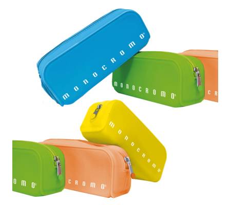 Bustina silicone Soft Touch Monocromo - 80 x 200 x 60 mm - colori assortiti fluo - conf. 12 pezzi - Pigna - 0228048-00 - 8005235152724 - DMwebShop