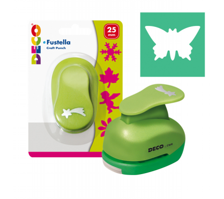 Fustella - motivo farfalla - dimensione sagoma 25 mm - Deco - 10642 - 8004957106428 - DMwebShop