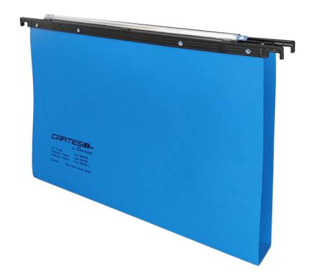 Cartella sospesa Cartesio PP - cassetto - PPL - interasse 39 cm - fondo U - 37 x 25 cm - blu - conf. 25 pezzi - Bertesi - 500/395 3-A3 - 89335A - DMwebShop
