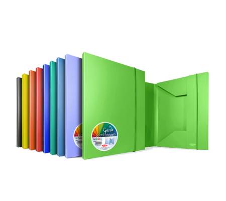 Cartelle 3L Garda - PPL - 26,5 x 35 cm - dorso 40 mm - colori assortiti - conf. 6 pezzi - Plastibor - P0004090 - 8000851010489 - DMwebShop