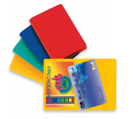 Busta porta card - 5,8 x 8,7 cm - 2 tasche - colori assortiti - Sei Rota - 48431290 - 8004972027302 - DMwebShop