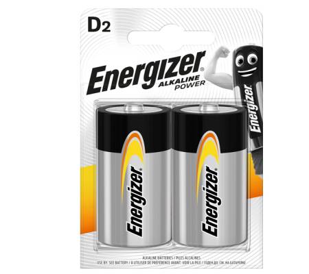 Pile Torcia D - 1,5 V - Alkaline Power - blister 2 pezzi - Energizer - E302307000 - 7638900297331 - DMwebShop