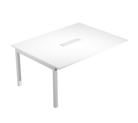 Modulo aggiuntivo per tavolo riunioni Agora' - 6 posti - 160 x 120 x 72,5 cm - bianco - Artexport - SOL-TR-S_3AA - DMwebShop