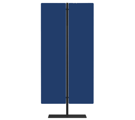 Piantana Moody - a 2 pannelli - altezza 160 cm - blu - Artexport - PIAN160_AQ_IT - DMwebShop