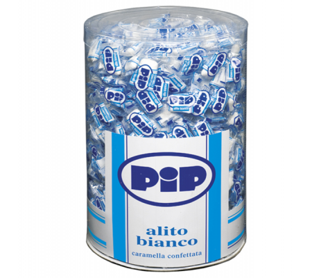 Caramelle confettate - alito bianco - barattolo 800 pezzi - Pip - 06252500 - 8003440111314 - DMwebShop