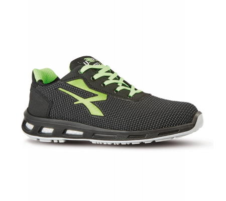 Calzatura di sicurezza Strong S3 - pelle idrorepellente - numero 39 - grigio-verde scuro - U-power - RL20356-39 - 8033546376454 - DMwebShop