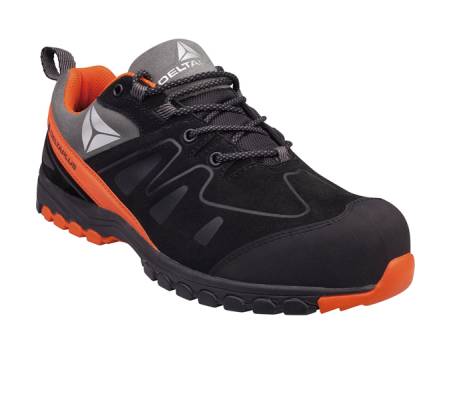 Calzatura di sicurezza Brooklyn S3 SRC - tomaia in pelle scamosciata - numero 39 - nero - Deltaplus - BROOKS3NO39 - 3295249230425 - DMwebShop