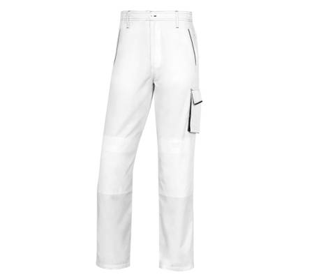 Pantalone da lavoro Panostyle M6PAN - sargia-poliestere-cotone - bianco-grigio - taglia XXL - Deltaplus - M6PANBCXX - 3295249236052 - DMwebShop