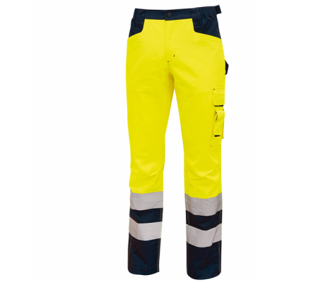 Pantalone invernale alta visibilita' Beacon - giallo fluo - taglia L - U-power - HL156YF-L - 8033546385289 - DMwebShop