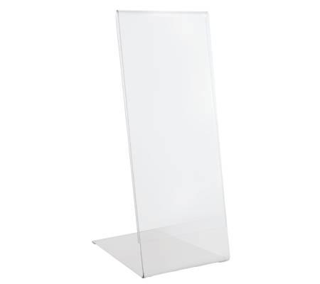 Portadepliant con base a L - 1/3 A4 - 10 x 21 cm - conf. 6 pezzi - Lebez - 80983 - 8007509096888 - DMwebShop