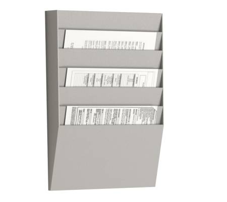 Portadepliant wall organizers - a 6 tasche A4 orizzontali - 31,1 x 7,9 x 50,2 cm - Paperflow - K500002 - 3660141881899 - DMwebShop