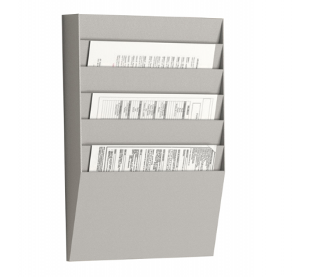 Portadepliant wall organizers - a 6 tasche A4 orizzontali - L 31,1 x P 7,9 x H 50,2 cm - Paperflow - K500002 - 3660141881899 - DMwebShop