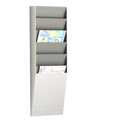Portadepliant wall organizers - a 6 tasche A4 verticali - 23,6 x 8,3 x 71,2 cm - Paperflow - K500004 - 3660141881905 - DMwebShop