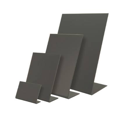 Set 5 lavagnette a L - nere - A7 - Securit - TBA-BL-A7 - 8718226499769 - DMwebShop