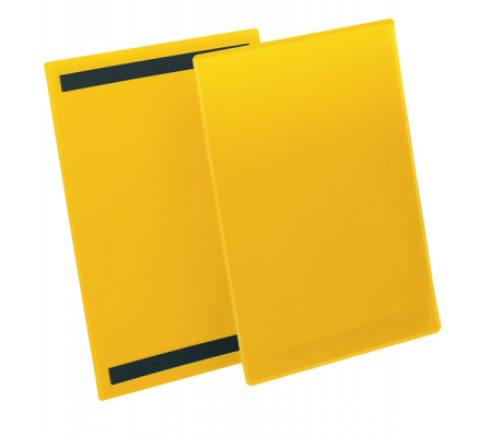 Buste con bande magnetiche - A4 - verticale (223 x 313 mm) giallo - conf.50 pezzi - Durable - 1744-04 - 4005546996998 - DMwebShop