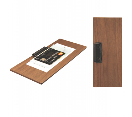 Portaconto - con fermaglio - legno - 24 x 10 cm - Securit - MC-WALBP-BL - 8719075286432 - DMwebShop