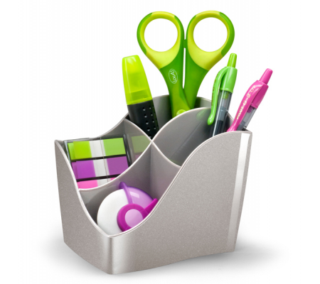 Desktop organizer Ellypse extra strong - grigio talpa - 118 x 89 H98mm - Cep - 1003400201 - DMwebShop