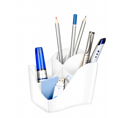 Desktop organizer Ellypse extra strong - bianco - 118 x 89 H98mm - Cep - 1003400021 - DMwebShop
