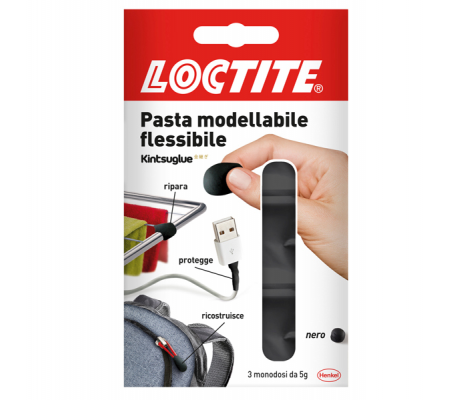 Colla Kintsuglue - 3 x 5 gr - nero - Loctite - 2239179 - DMwebShop