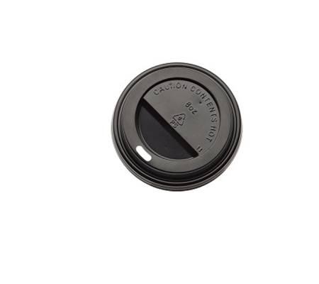 Tappo in polistirene per bicchiere da 290 ml - nero - conf. 1000 pezzi - Leone - H0742 - 8024112937797 - DMwebShop