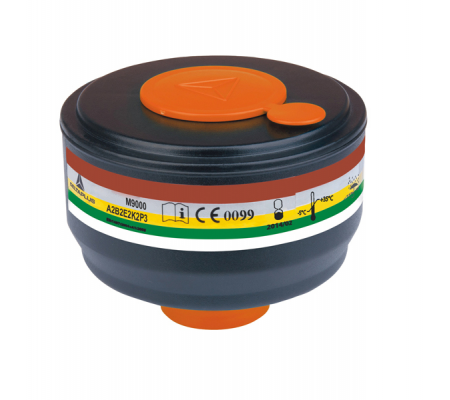 Filtro EN148/1 per maschera completa M9200/M9300 - A2B2E2K2P3 - kit 4 pezzi - Deltaplus - M9000EABEK2P3 - DMwebShop
