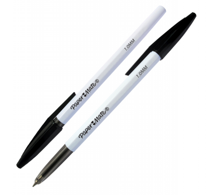 Penna a sfera con cappuccio 045 - punta 1 mm - nero - Papermate - 2084379 - DMwebShop