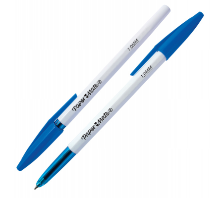 Penna a sfera con cappuccio 045 - punta 1 mm - blu - Papermate - 2084413 - DMwebShop