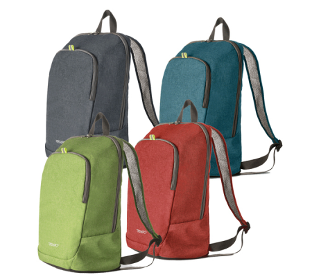 Zaino Ready - colori assortiti - in tessuto tecnico - 28 x 44 x 15 cm - InTempo - 9237RD - DMwebShop